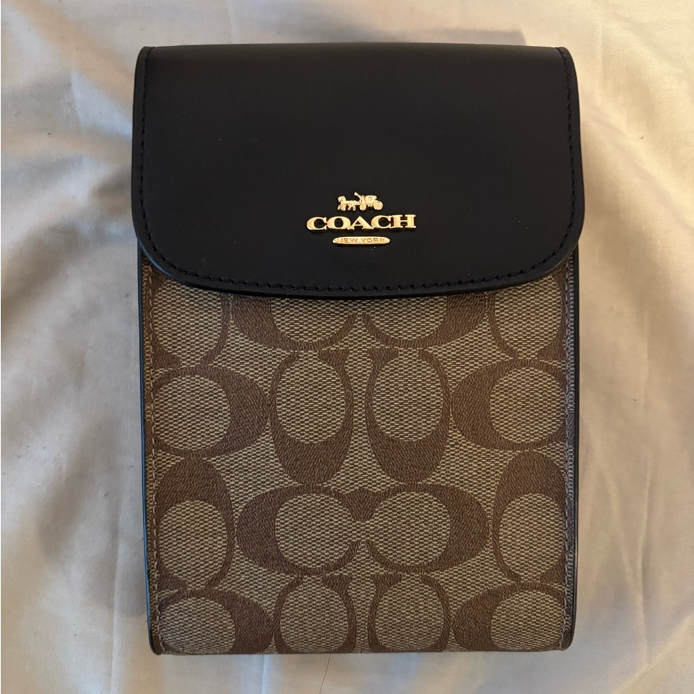Coach Black and Brown Mini Bag - Picture 1 of 10